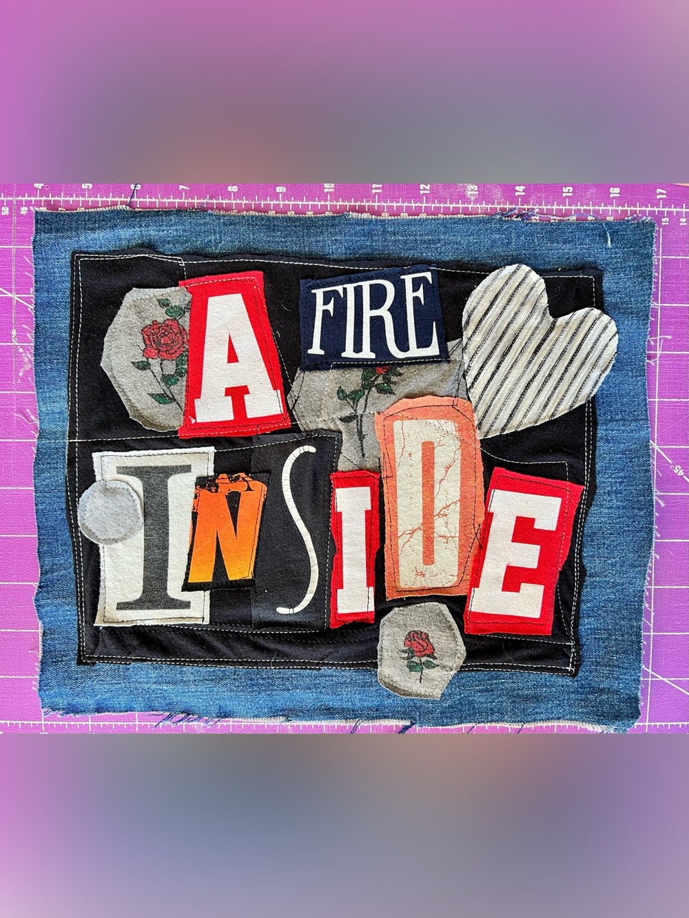 Ransom Note Patch - A Fire Inside